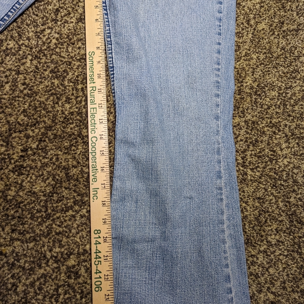 Levi’s Strauss Signature Jeans Women’s Sz 14 M Misses Low Rise Bootcut Stretch - Picture 6 of 11